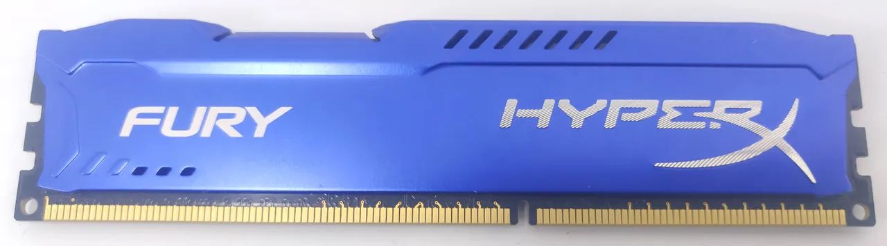 Memória RAM 4GB DDR3 1.5V HyperX Kingston 1600Mhz HX316C10F/4 Azul - Foto 2