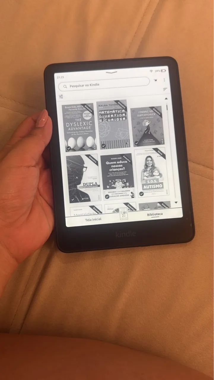 Kindle PaperWhite 11ª geração novo com a caixa