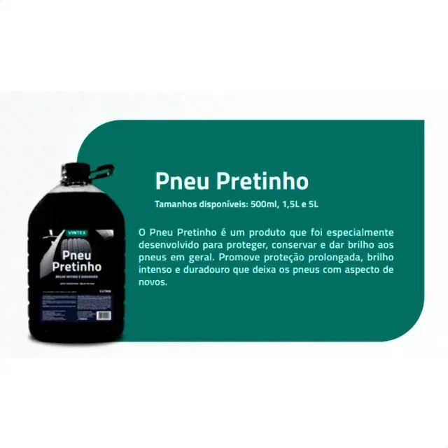 Pneu Pretinho Pro-Basic 5Lt VINTEX VONIXX