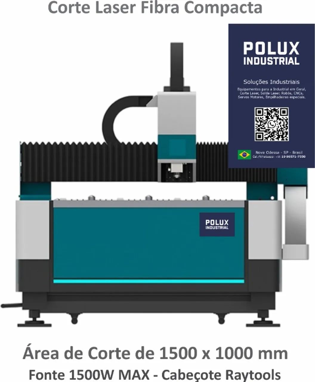 Corte laser fibra NOVA compacta 1500W - Foto 4