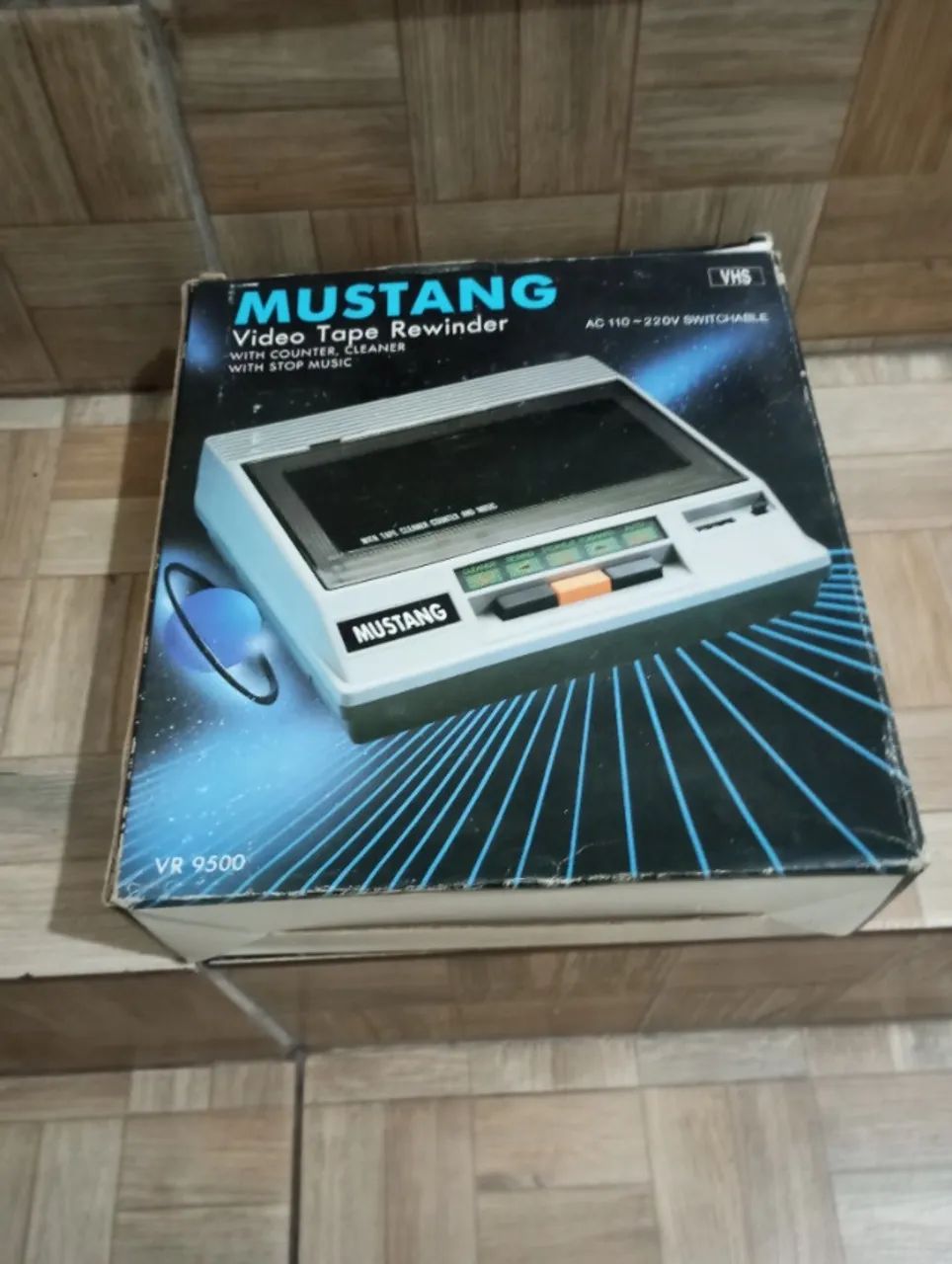 Rebobinador Mustang vhs