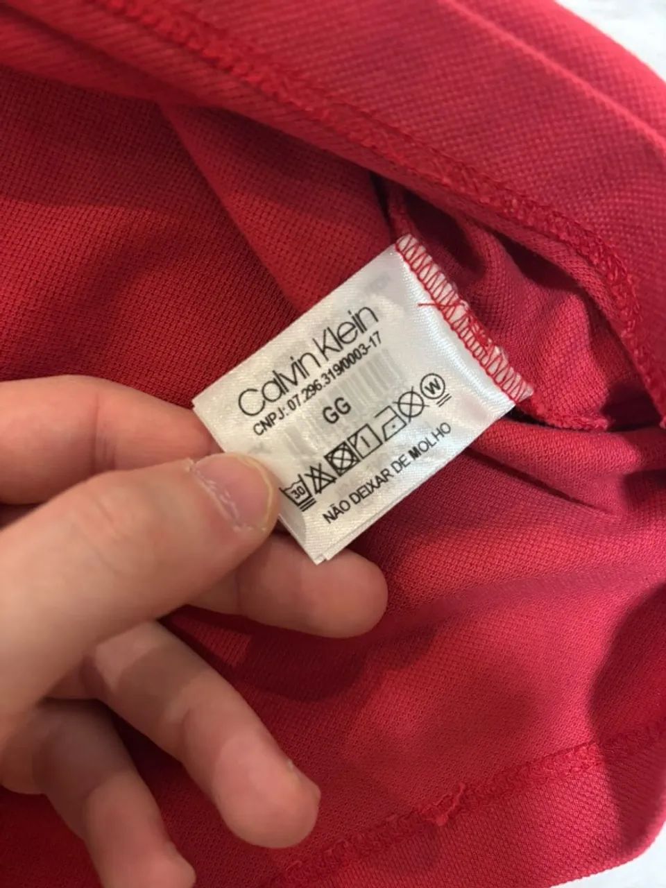 Camisa Polo Calvin Klein Regular Fit - Foto 4