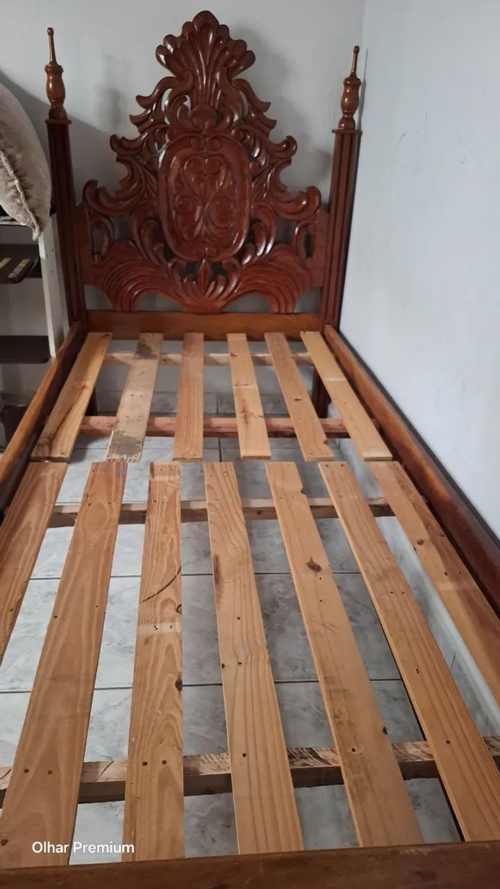 Cama Solteiro Madeira  - Foto 3