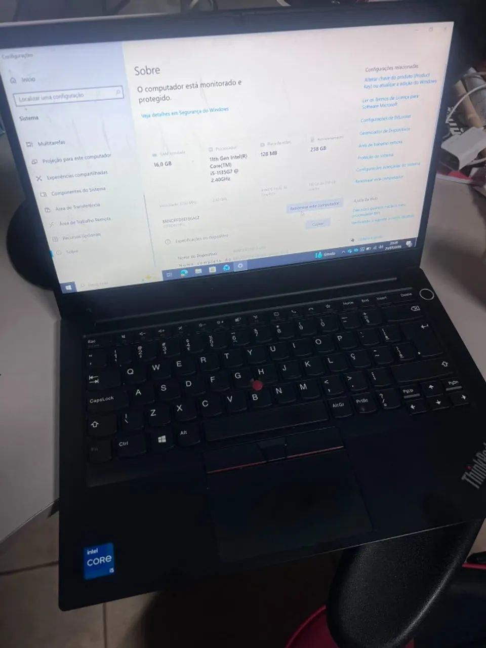 Notebook Lenovo Core I5 16 GB RAM - Novissimo - Foto 3