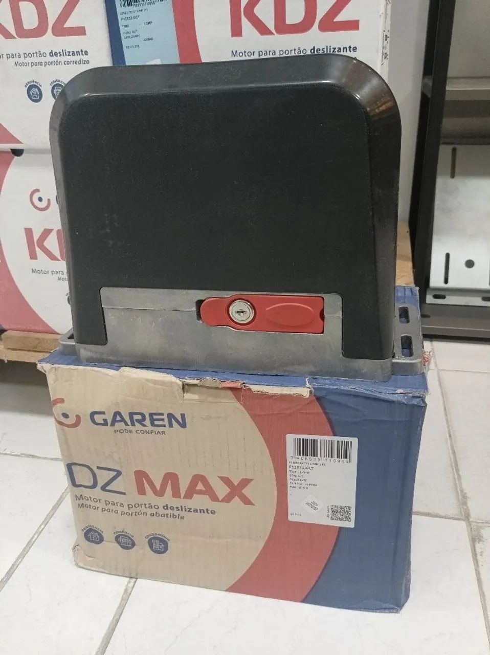 Motor para portão Garen DZ Max TSI 1/3HP com instalação já inclusa, F12831-GCT - Foto 2