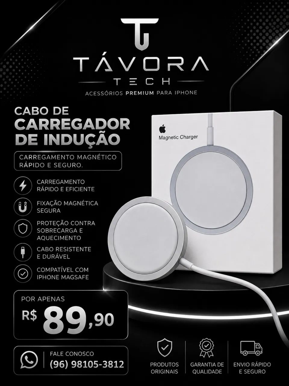 Carregador magnético indução  - Foto 2