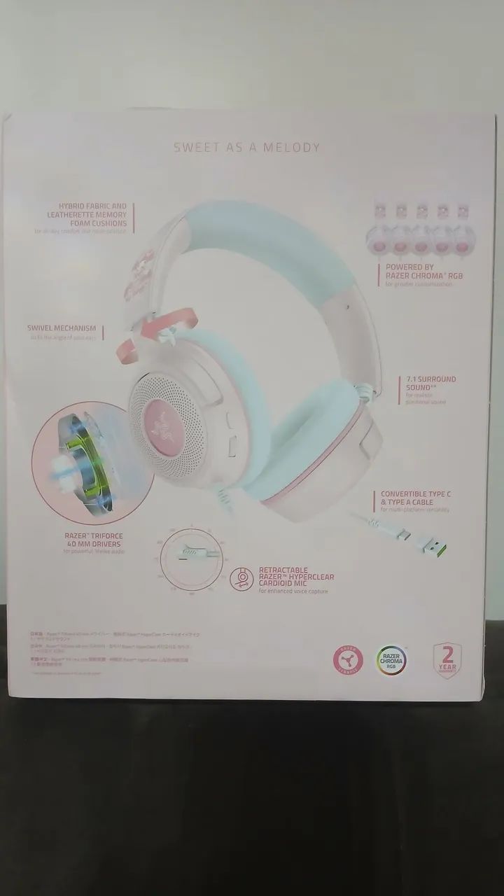 Razer Kraken v4 X Wired gaming headset - Foto 2