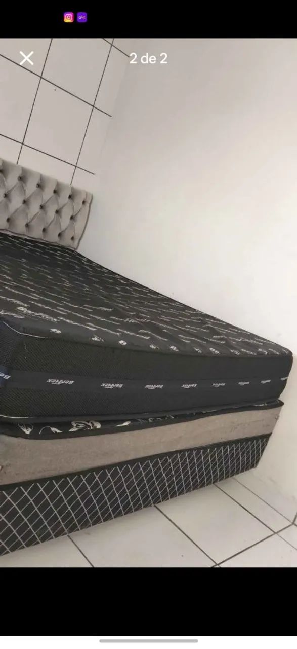 Cama box casal pra sair logo - Foto 2