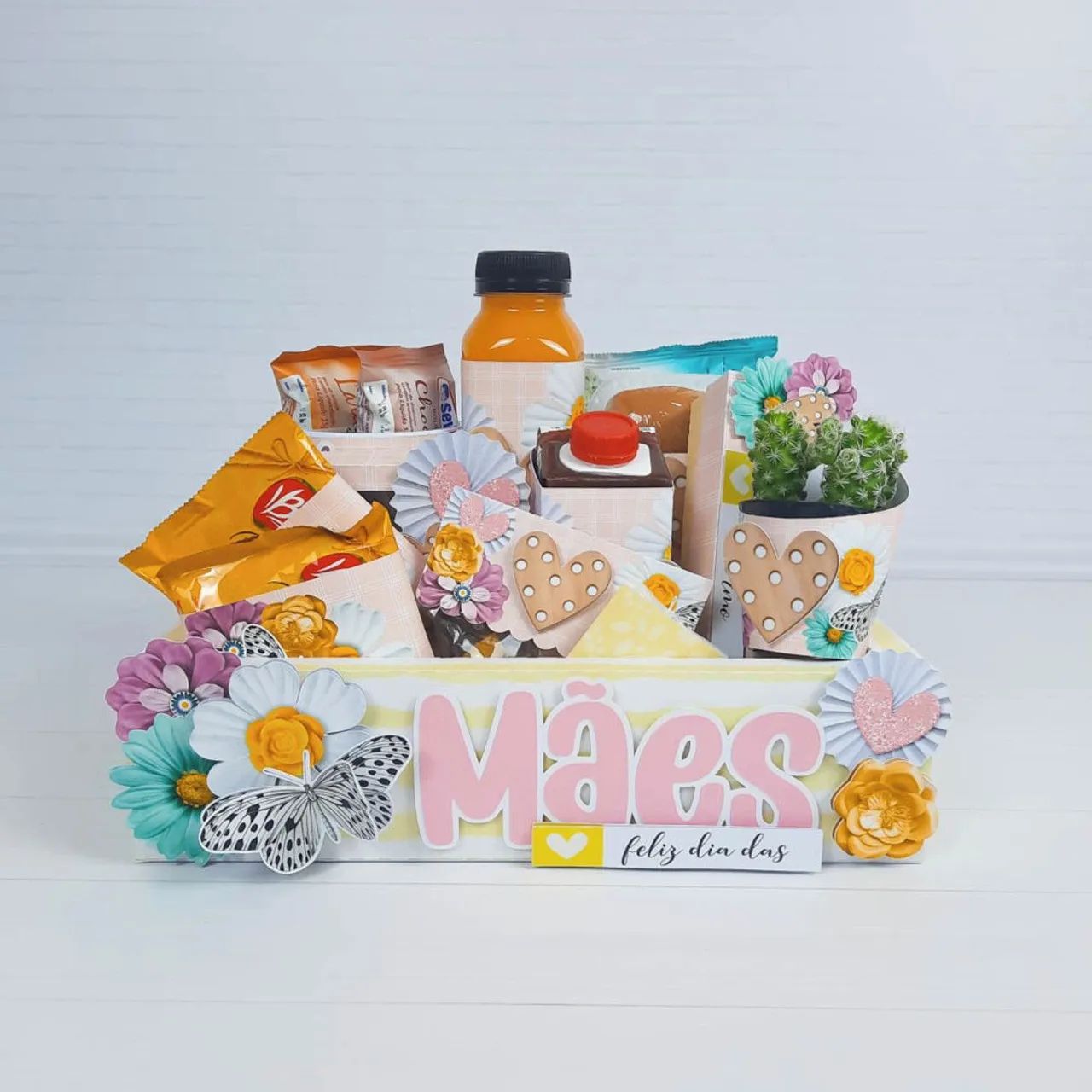 Cesta Personalizada dia das mães + Guloseimas