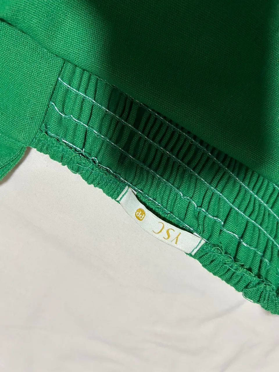 Vestido midi linho verde PP - Foto 5