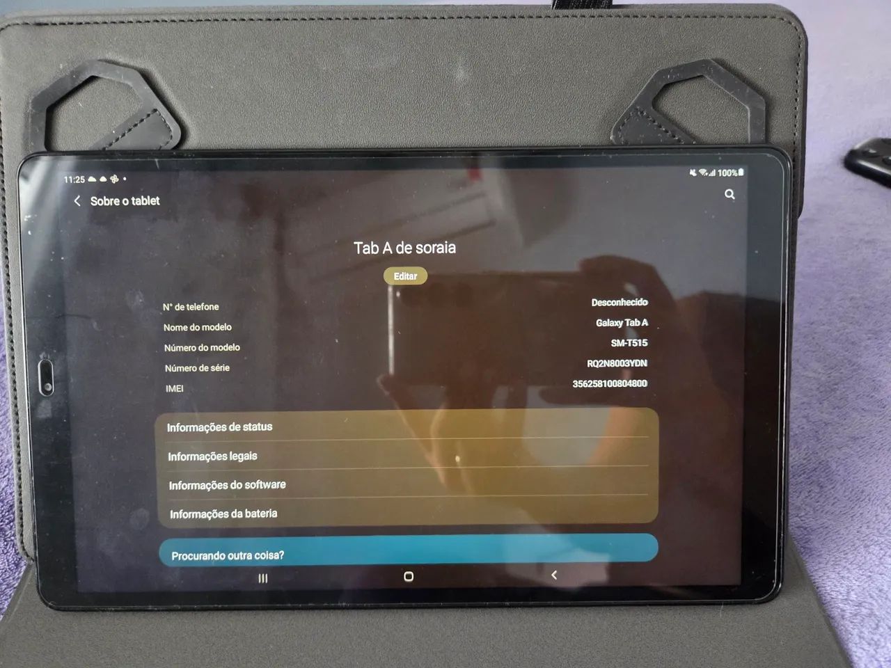 Samsung Galaxy Tab A 10.1" SM-T515 + Capa com Teclado Bluetooth - Foto 4
