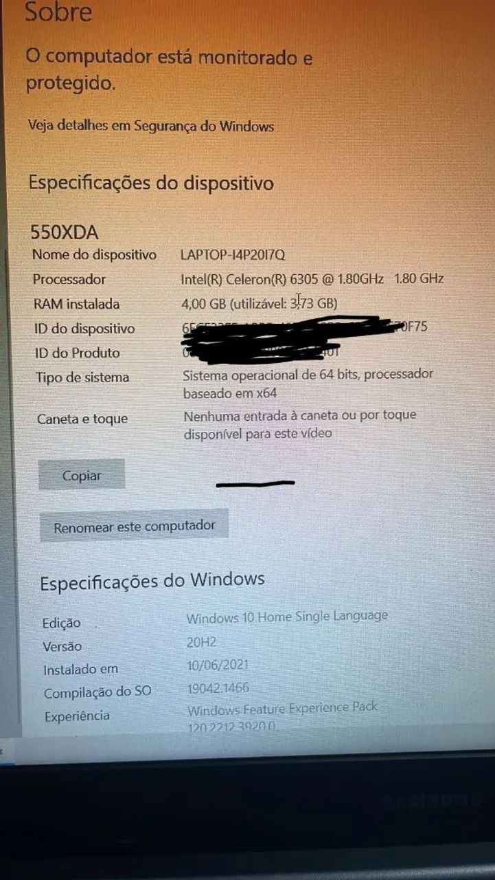 Notebook Samsung barato! Aceito cartão 