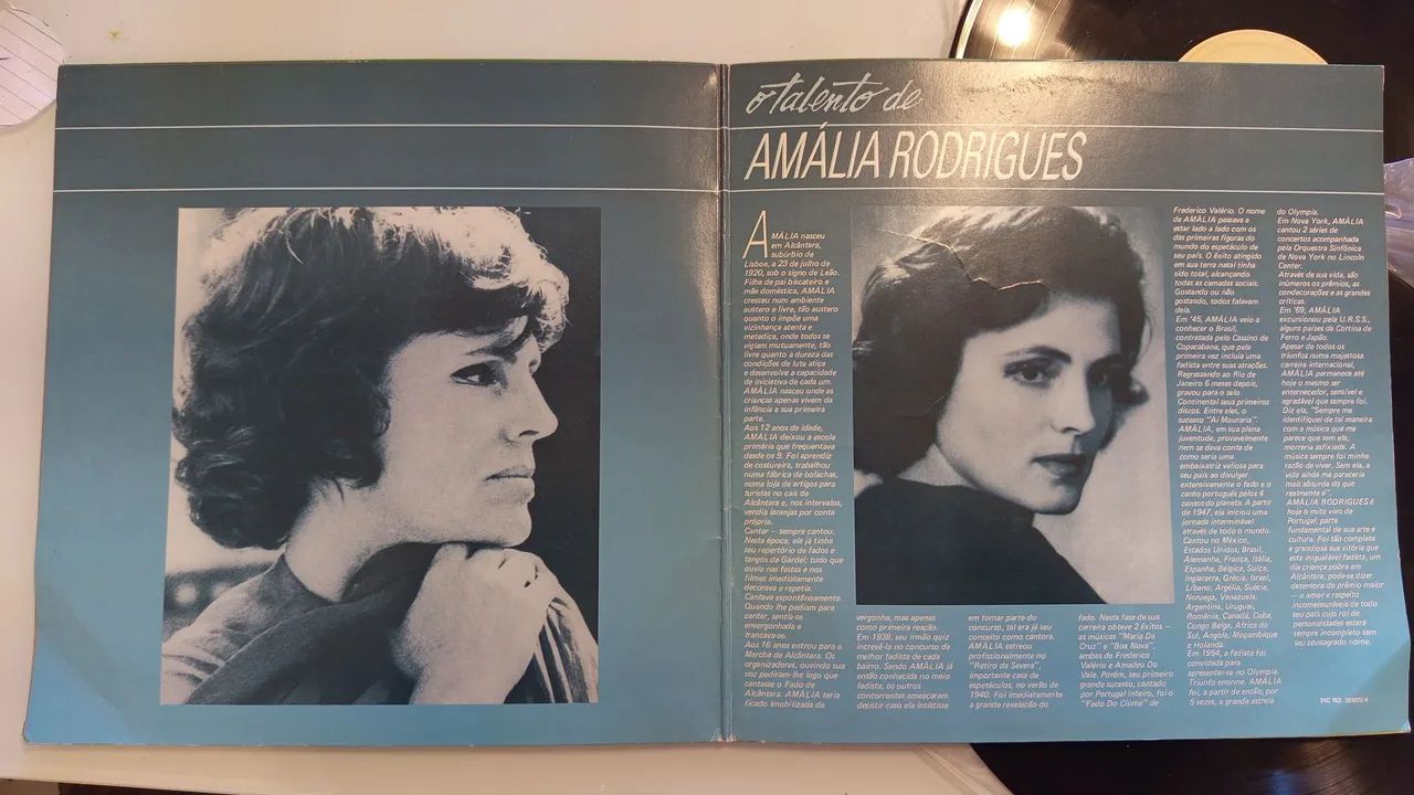 Vinil album duplo: O talento de Amália Rodrigues  - Foto 2