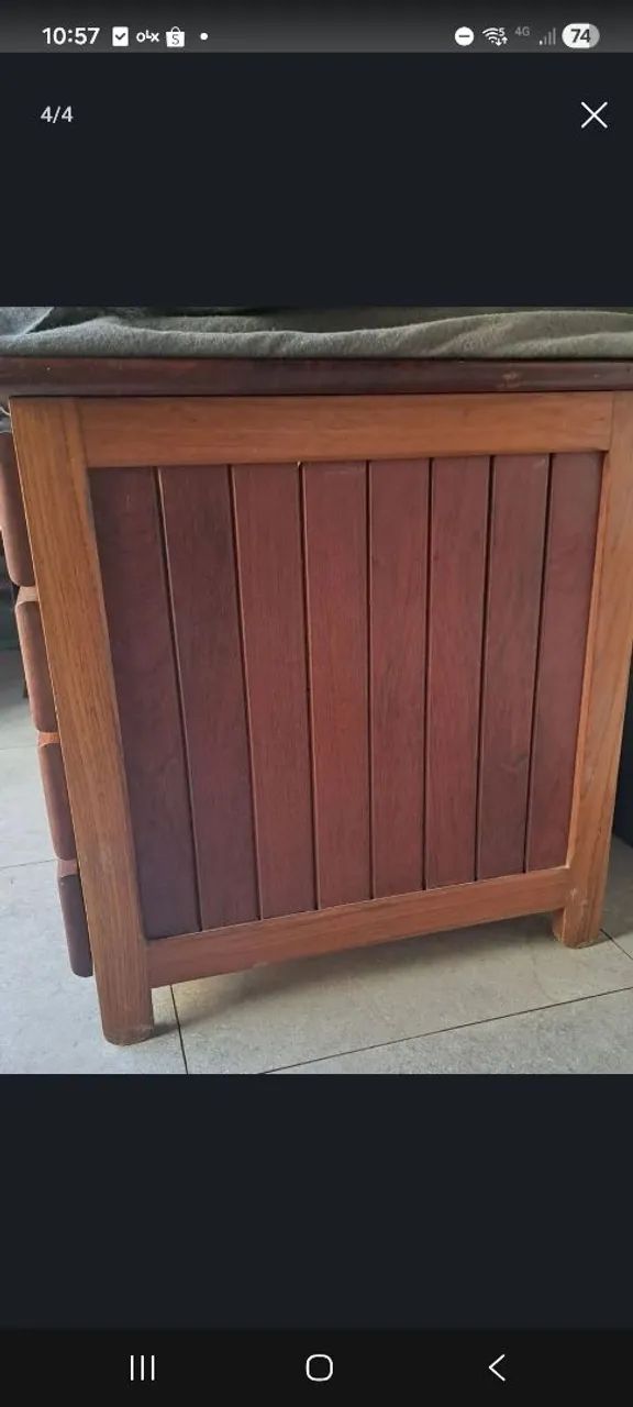 Mesa de escritório em madeira  - Foto 3