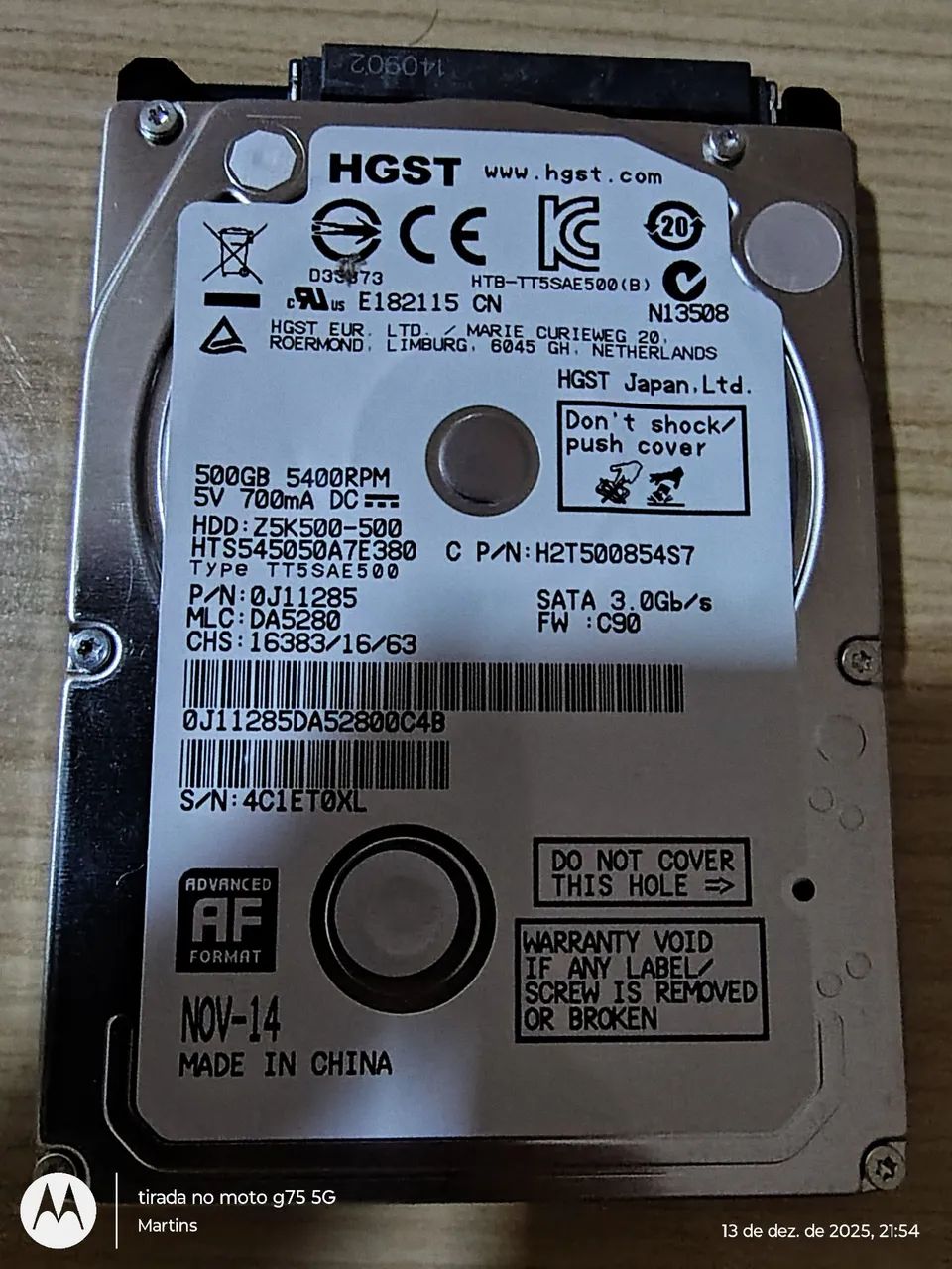 HDs de 1000GB e 500GB 100% testado sentinel. - Foto 3