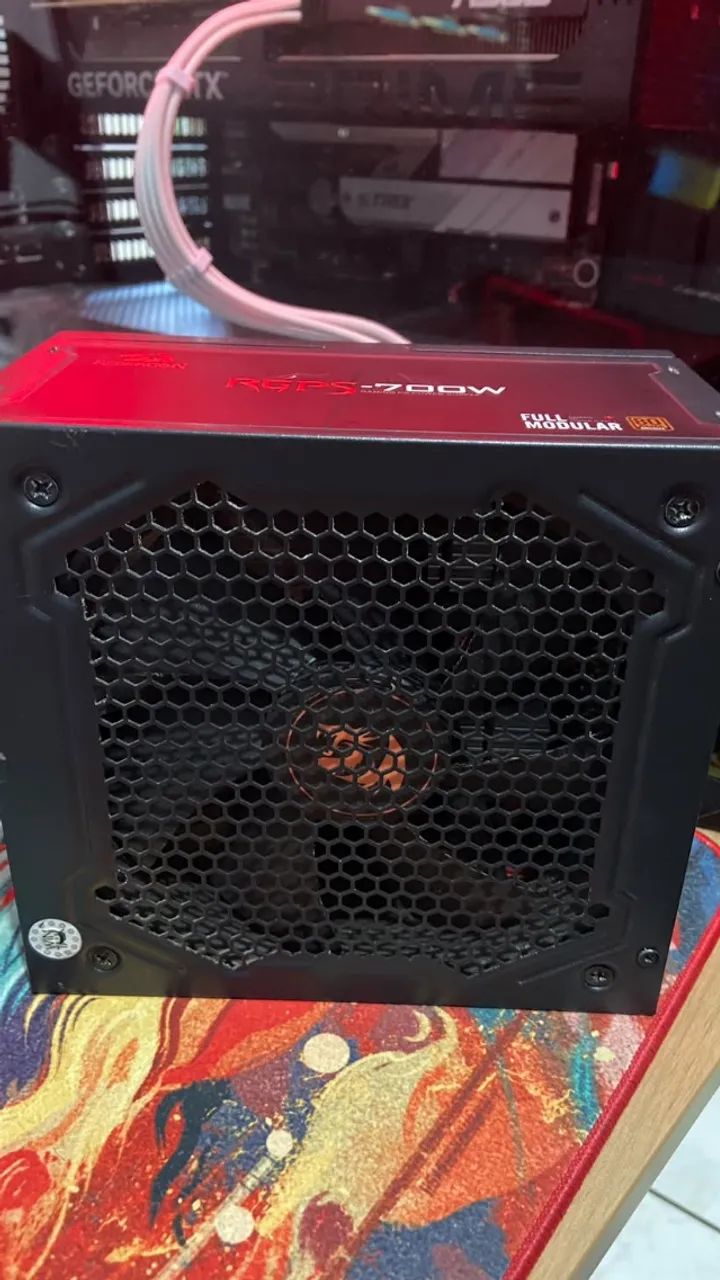 Fonte Redragon RGPS 700W Full Modular 80 Plus Bronze + Cabos NOVOS - Foto 4