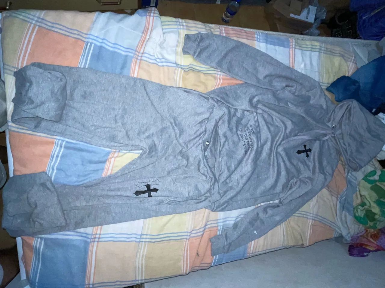 conjunto moletom cinza gringo cruz - Foto 4