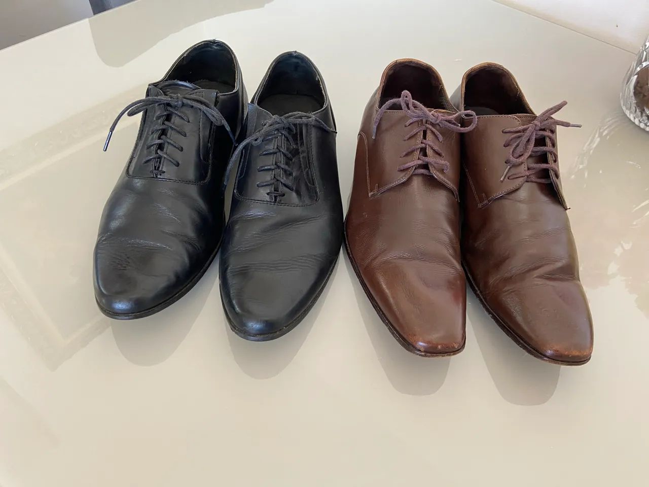 Sapatos Marrom e Preto - Foto 2