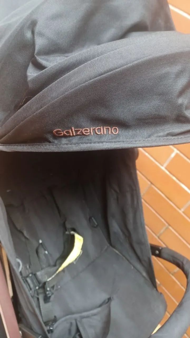 Carrinho de bebê dobrável para gêmeos Galzerano Duolee - Foto 5