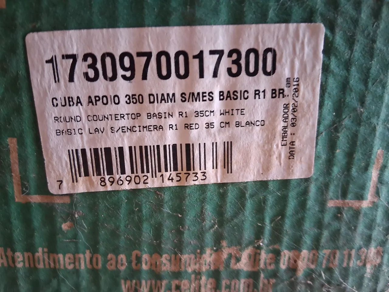 CUBA CELITE NA CAIXA