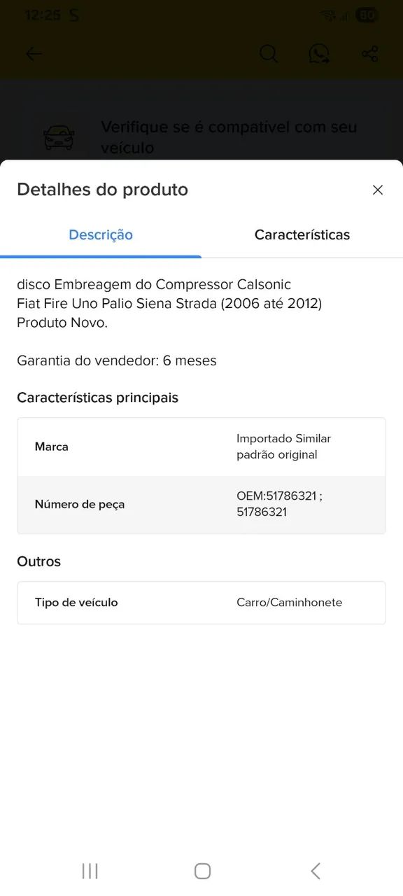 Espelho do compressor de ar - Foto 2