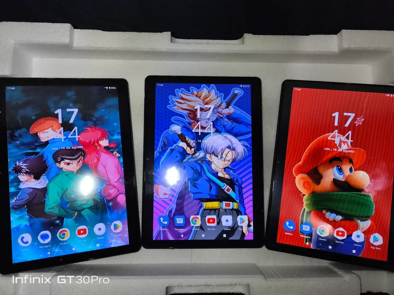 Tablet 10 Polegadas, Octa-Core, Android 11, 32GB, Aceita Chip e Cartão SD, WiFi 5G, USB C - Foto 2