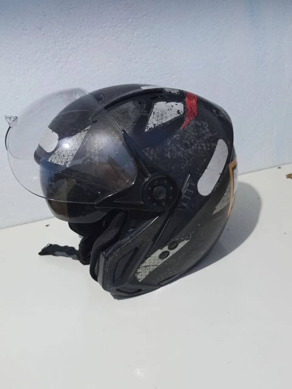 CAPACETE ABERTO COM OCULOS INTERNO  - Foto 3
