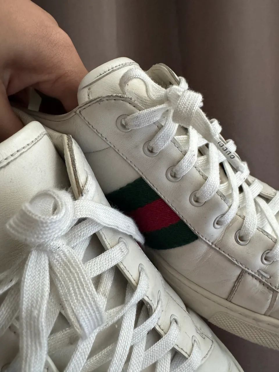 tênis gucci ace branco 41/42 - Foto 3