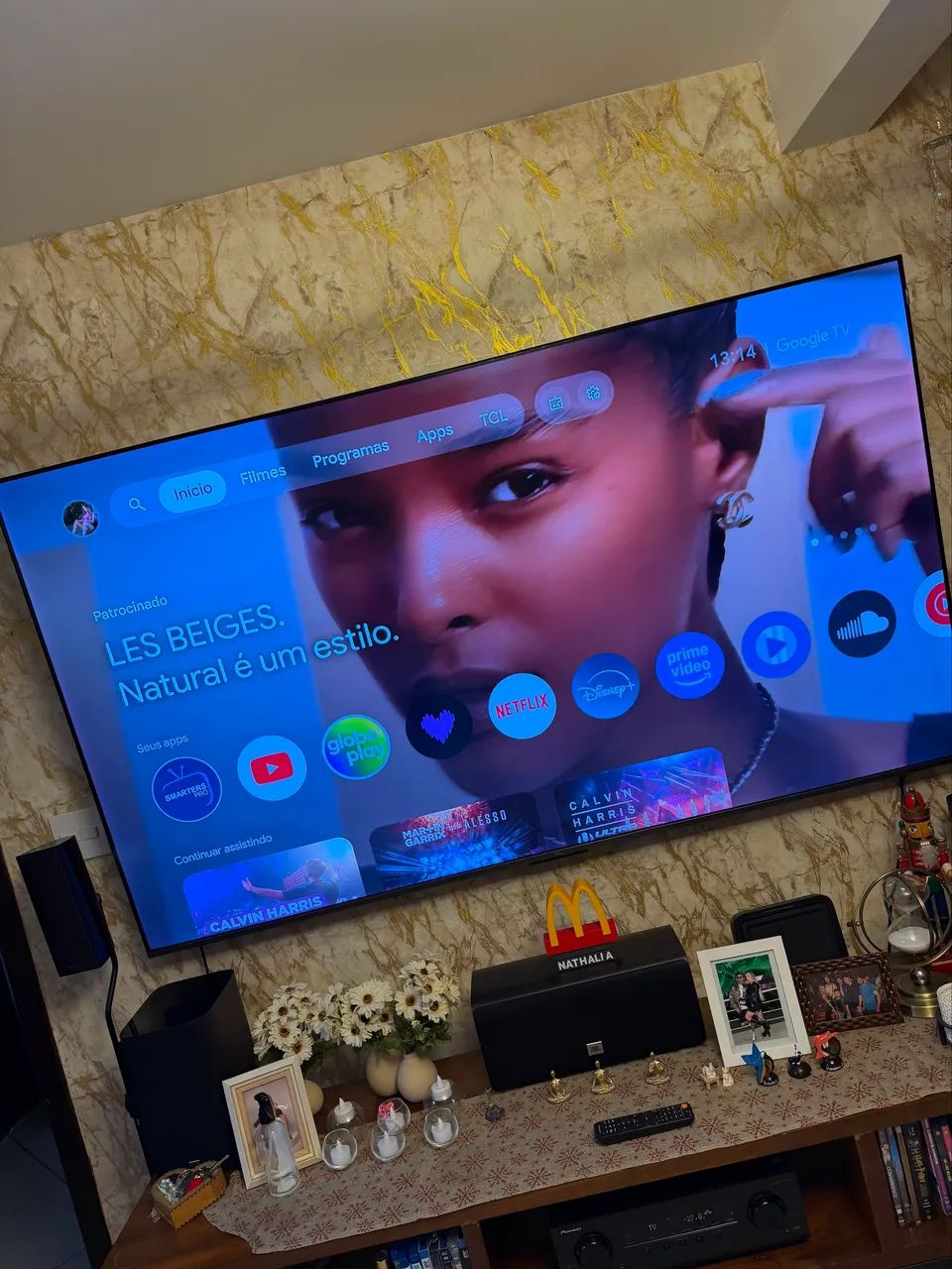 TCL Smart TV Advanced 4K QLED PRO 85C655 Google Tv Dolby Chumbo - Foto 3