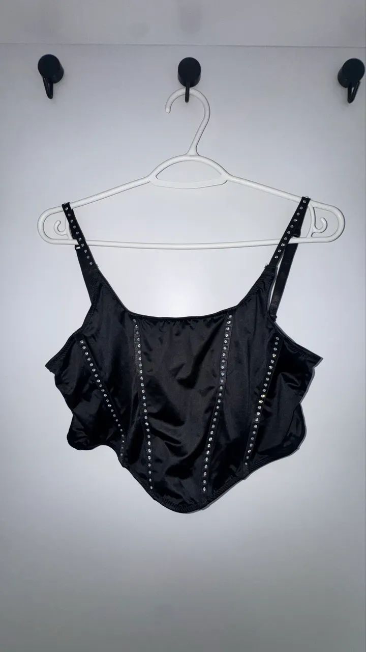 top lov preto ajustável  - Foto 3