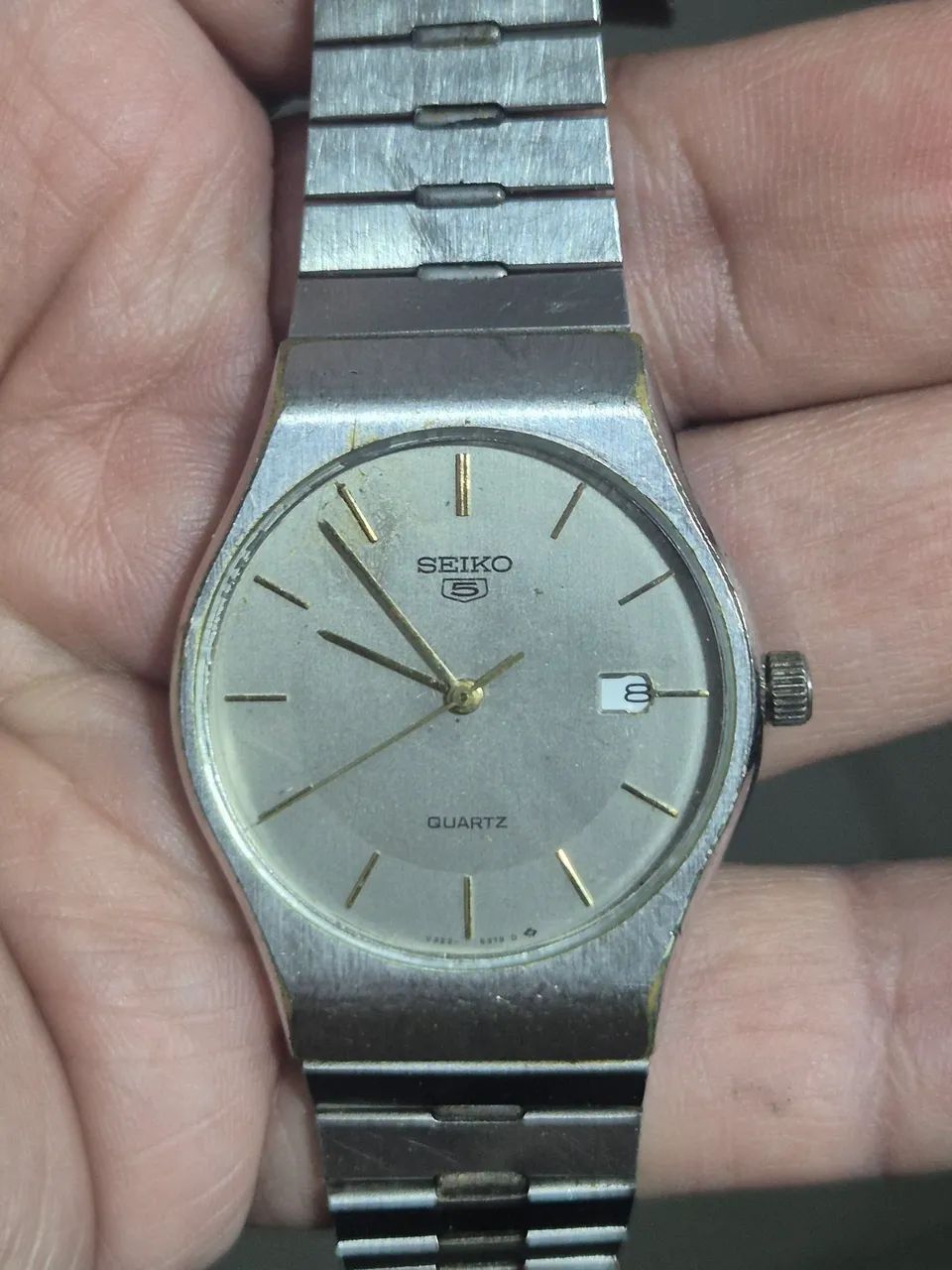 Relógio SEIKO 5 VINTAGE À QUARTZ  -  ÓTIMO ESTADO - Foto 3