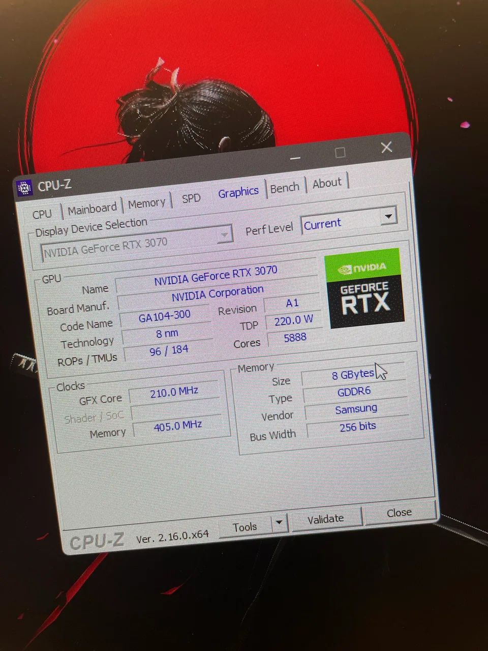 RTX 3070 8GB Galax 1-Click OC - Foto 3
