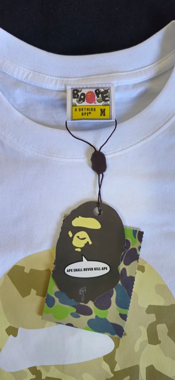 Camiseta Bape Yellow Cammo