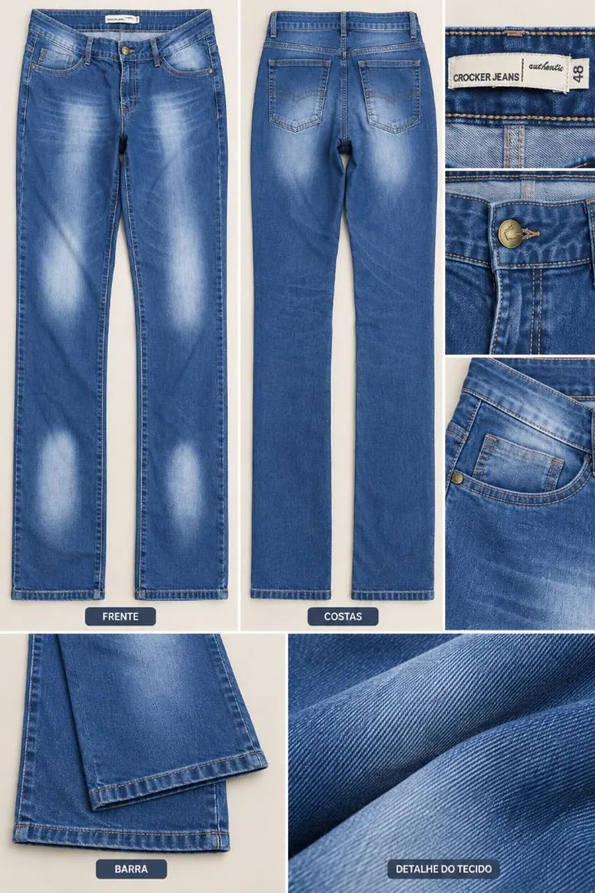 Calça Jeans Crocker Authentic Tam. 48 