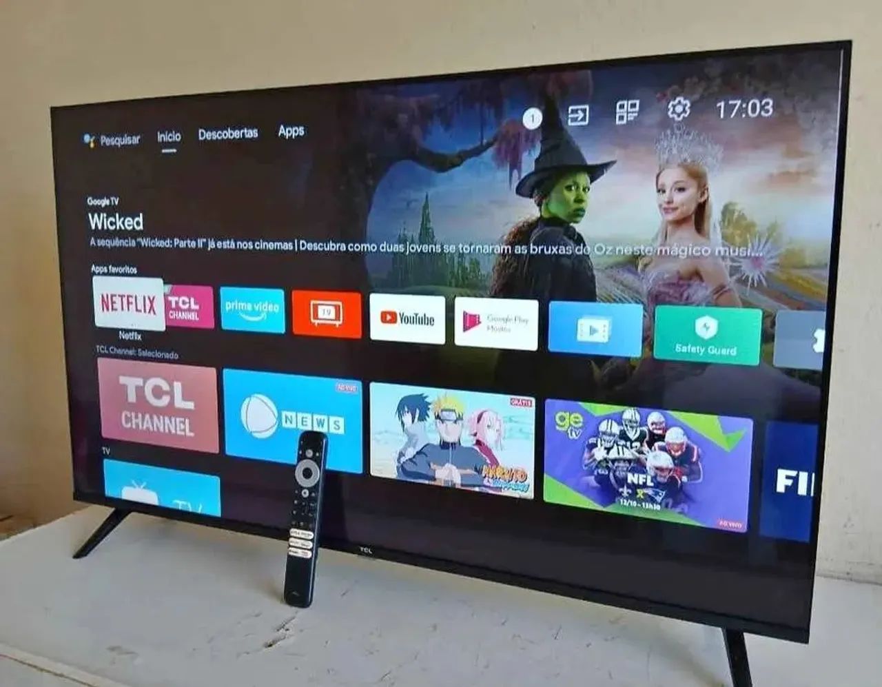Televisão smartv 43 polegadas 4k HDR