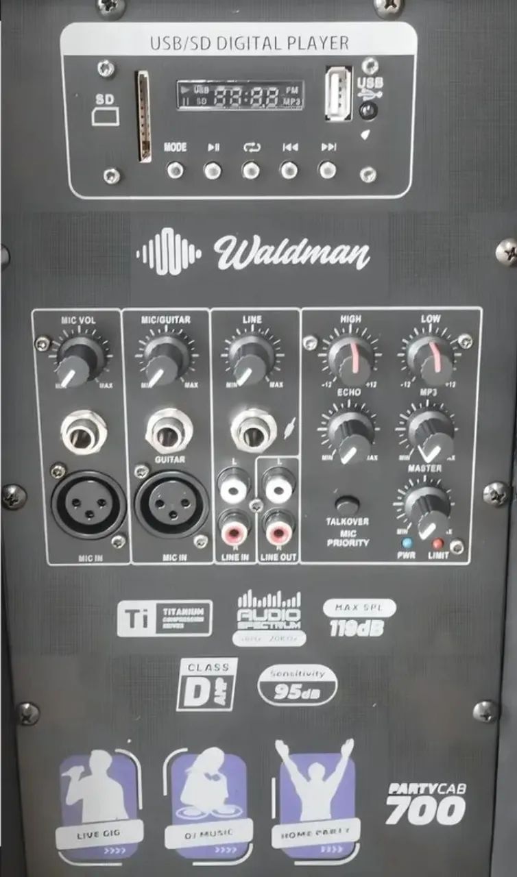 caixa ativa waldman 700w - Foto 3
