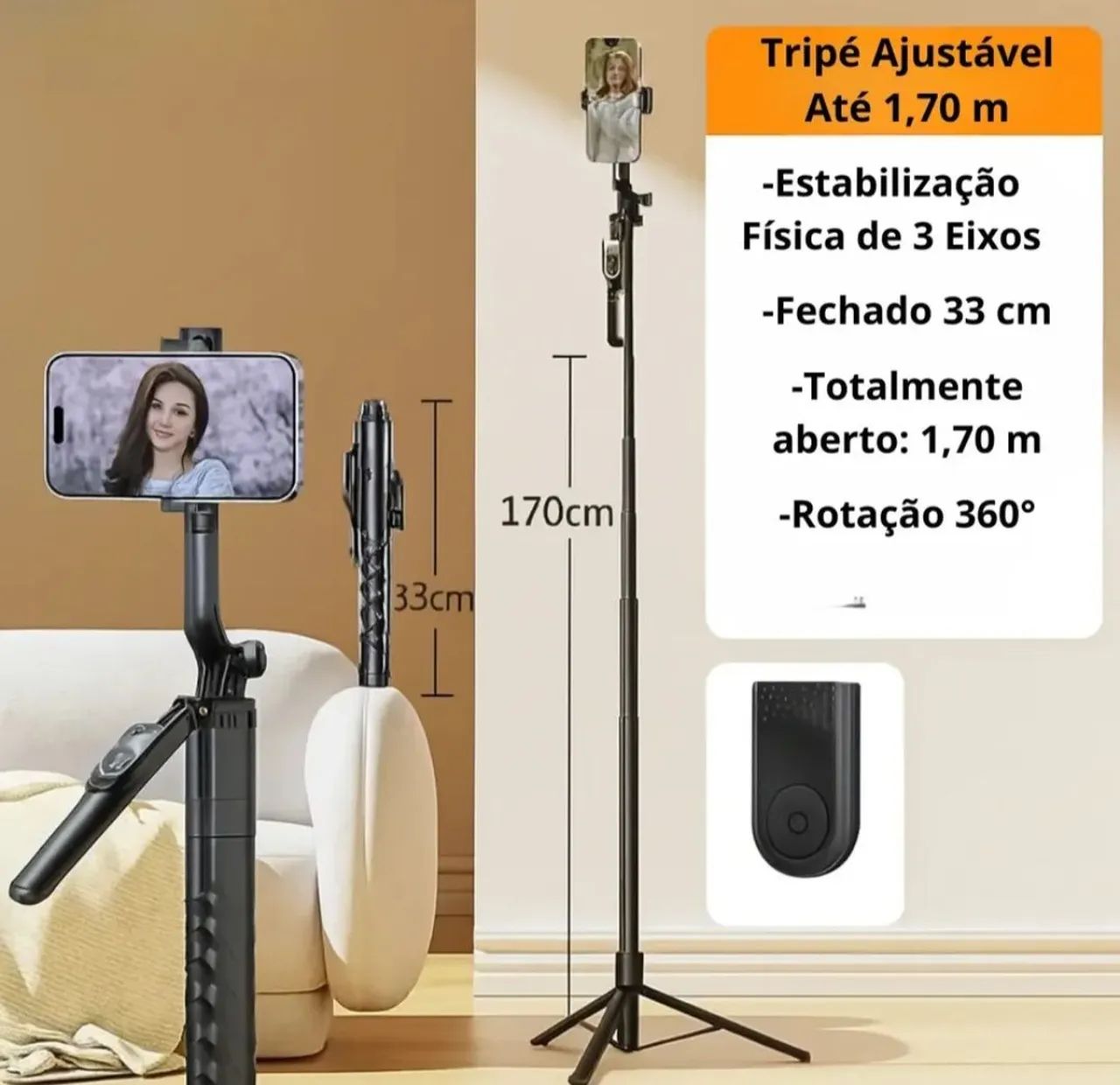 Tripé para Celular - Foto 3