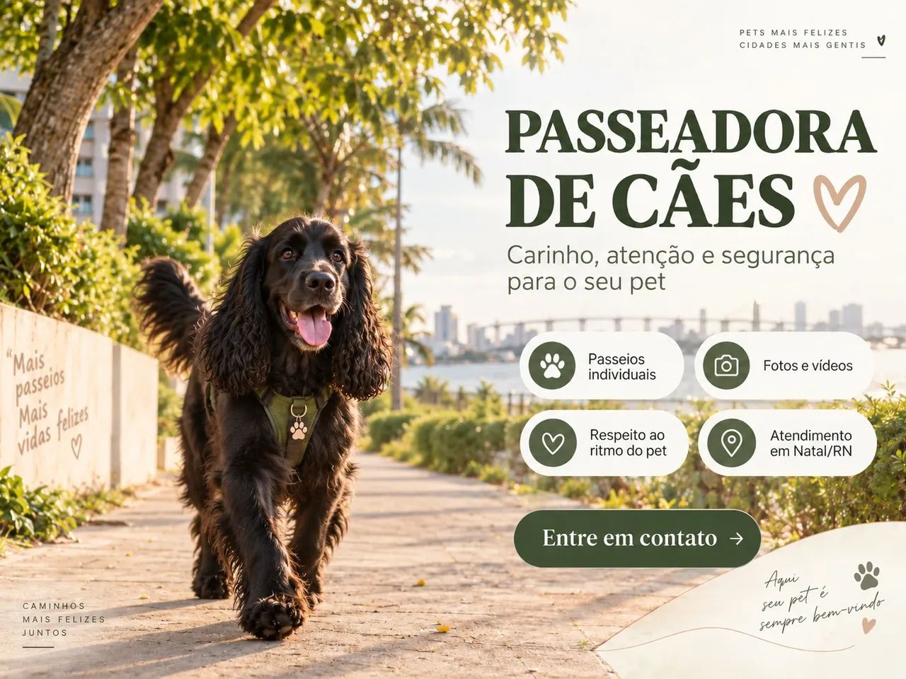 Passeadora de cães | Natal/RN