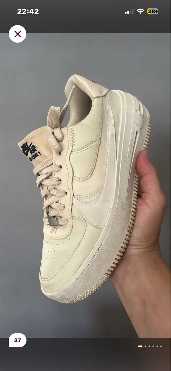Nike Air Force 1 Off Witte plataforma 37 - Foto 3