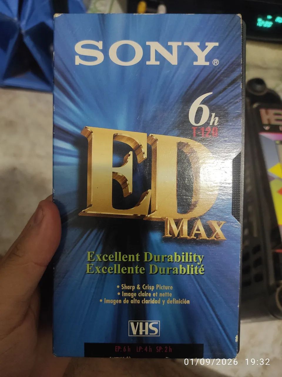 VHS programação Cartoon network 2002 (Samurai x e X-Men)