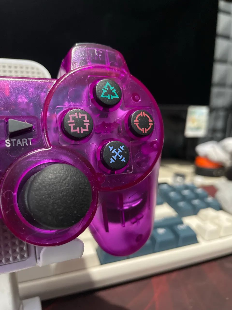 CONTROLE SEM FIO PS2   - Foto 5