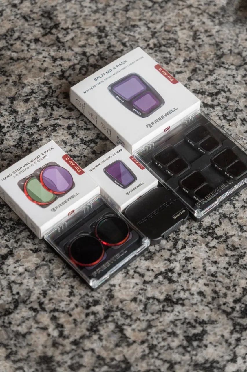 Drone Dji Air 3 Com 7 Filtros Da Freewell Vndxmist E Nd - Foto 2