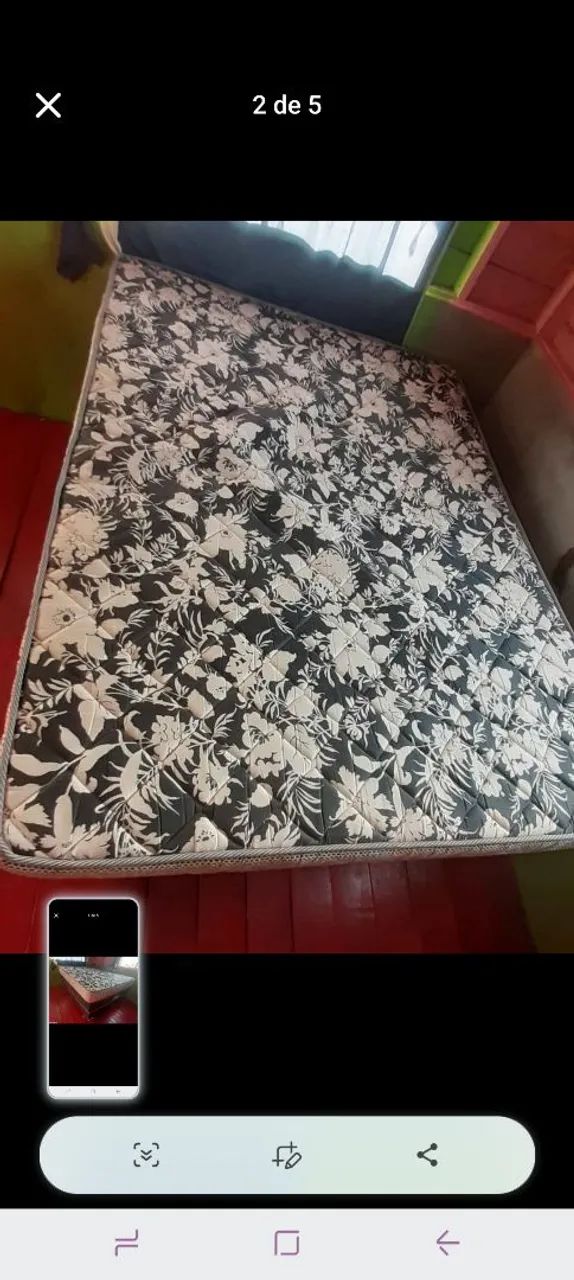 Cama box completa.