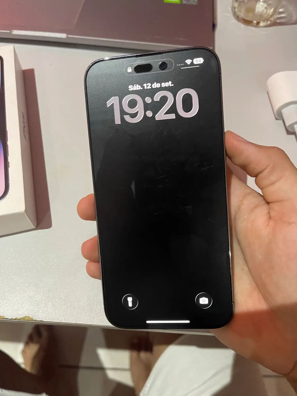 IPHONE 14 PRO MAX 256gb Roxo Profundo - Foto 4