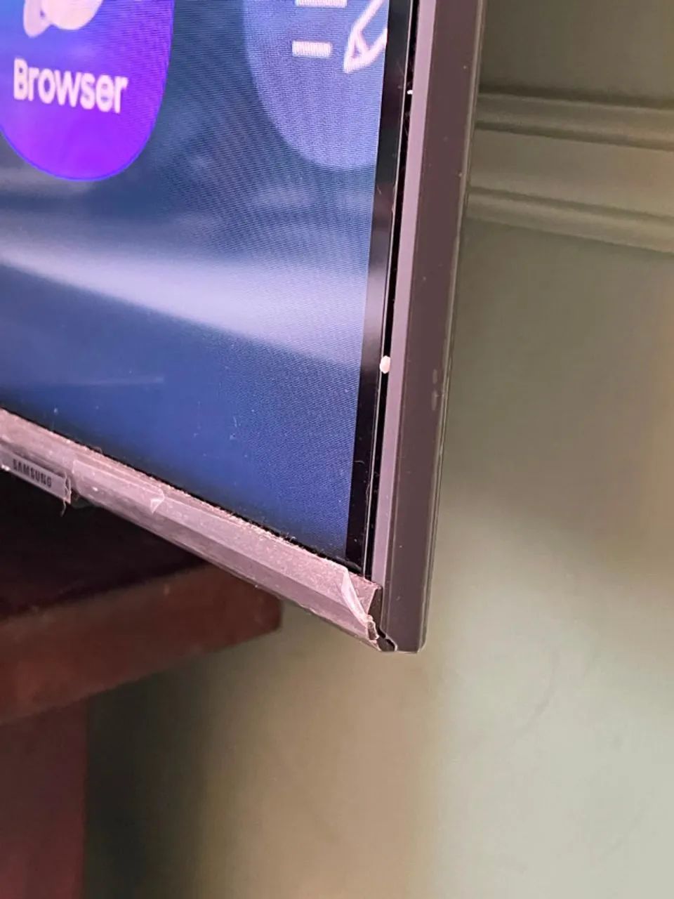 Smart TV Samsung 55" QLED 4K praticamente nova - Foto 4