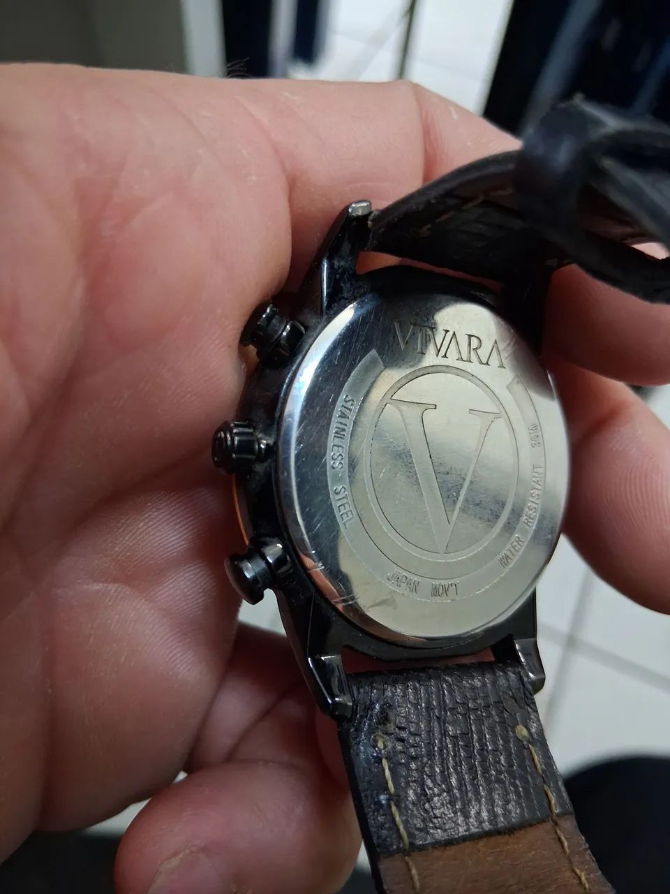 VENDO RELÓGIO VIVARA CHRONOGRAPH QUARTZO 100% FUNCIONAL - Foto 4