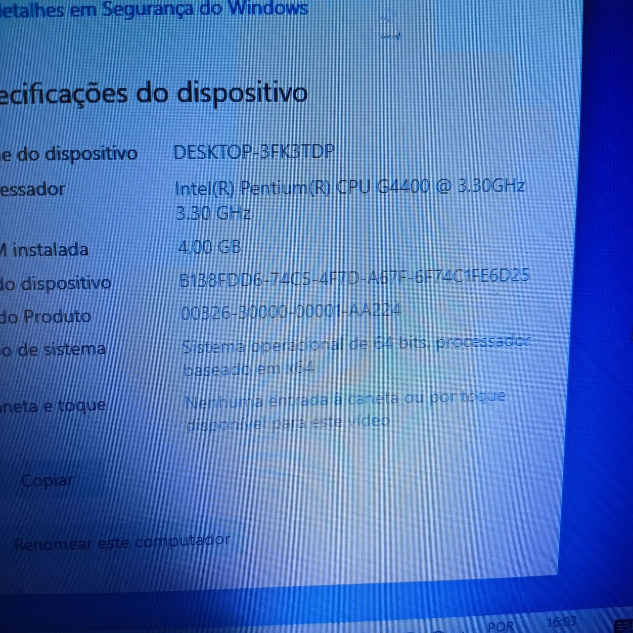 CPU COMPUTADOR Pentium 6°Ger. DDR4 - Foto 5