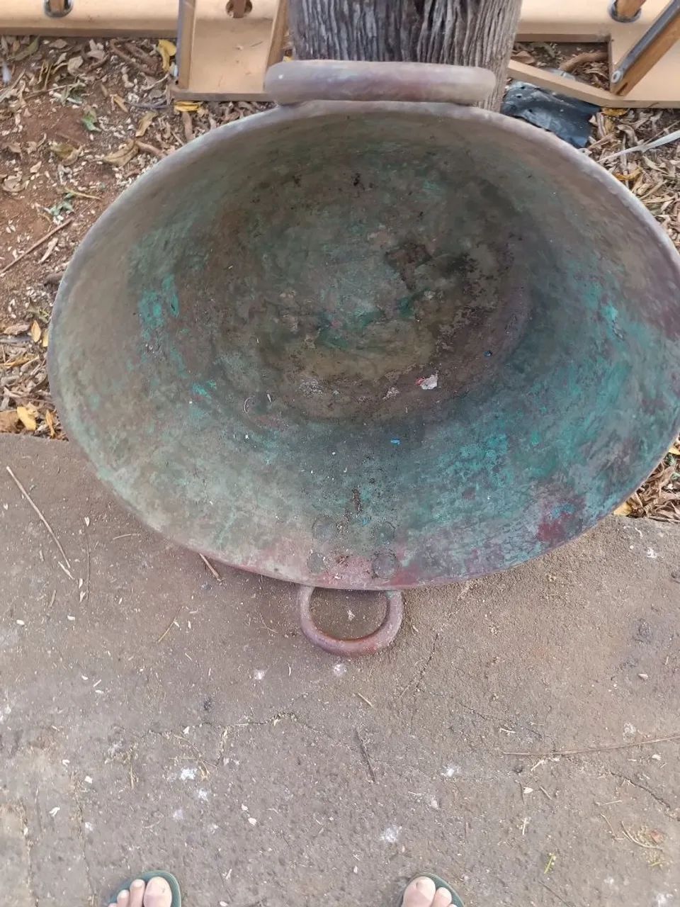 Tacho de cobre antigo - Foto 4