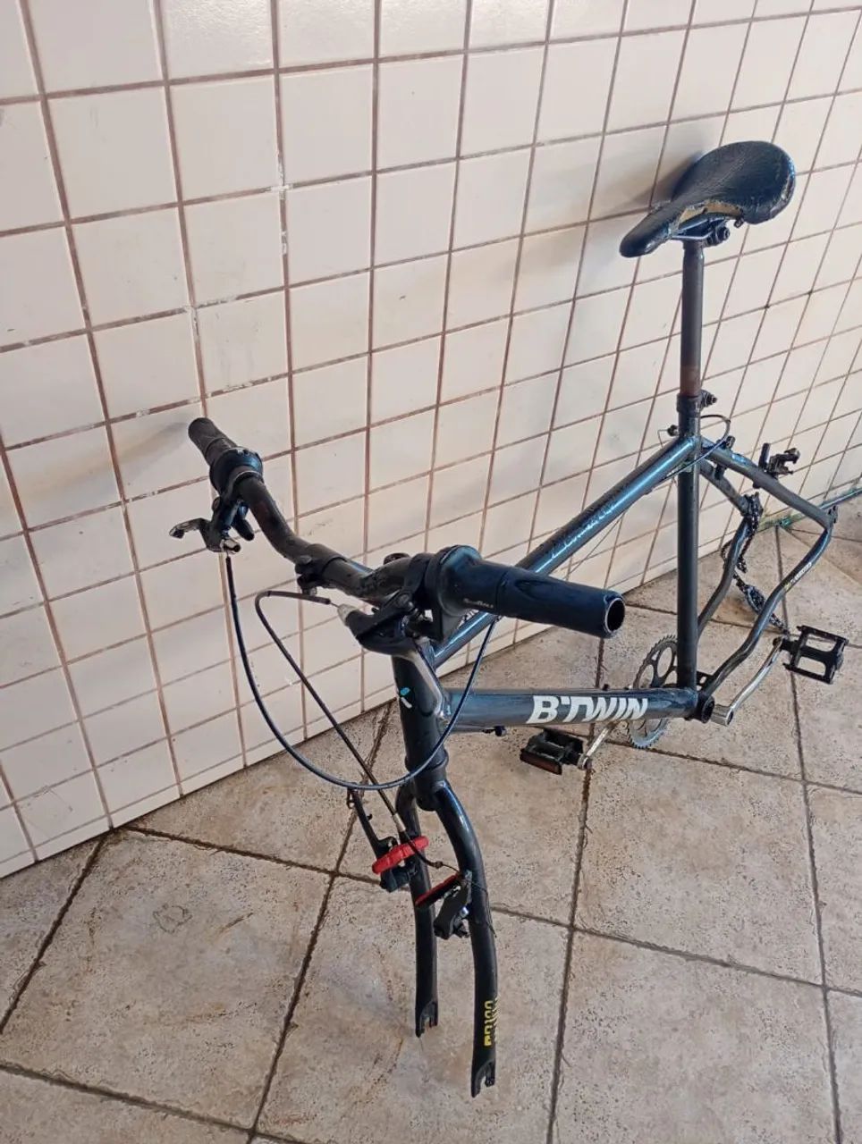 Quadro de bicicleta btwin aro 26