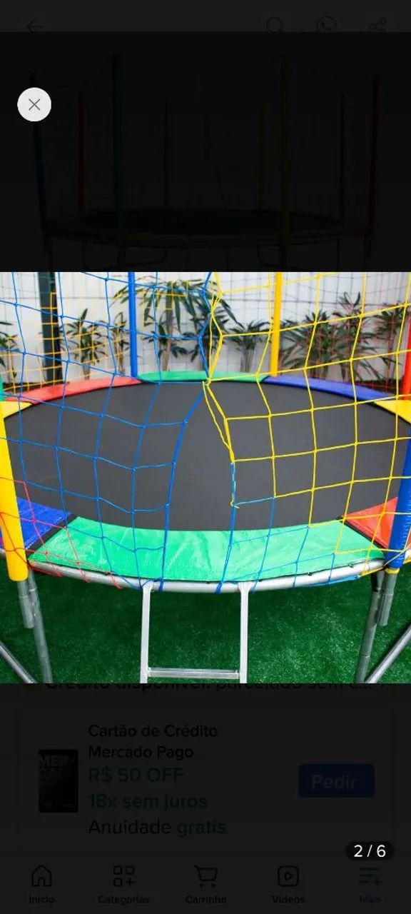 Cama elástica 3, 05m nova - Foto 3